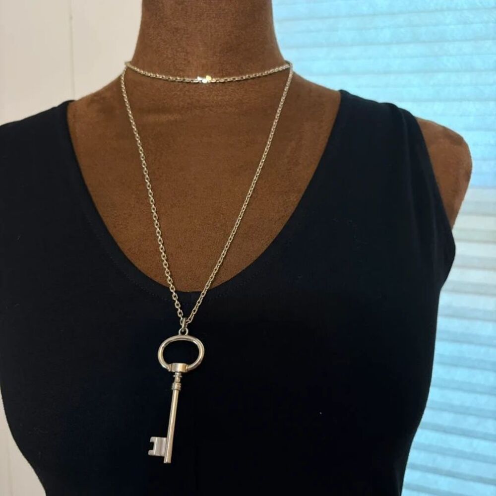 Gold Novelty Key Necklace
